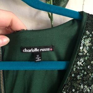 Charlotte Russe Dresses - Charlotte Russe | Emerald Green Sequin Dress Charlotte Russe Dresses - Charlotte Russe | Emerald Green Sequin Dress